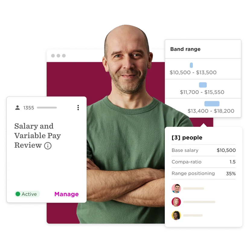 salary review, managing pay range and compensation data